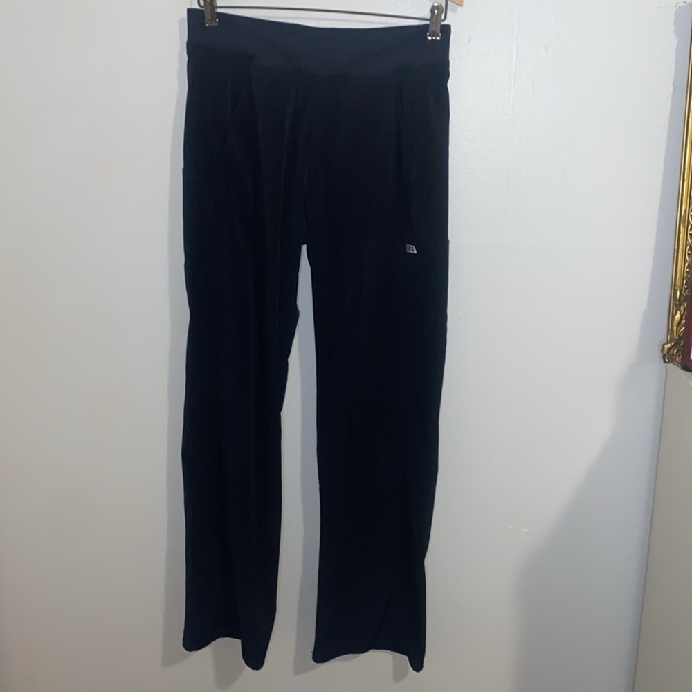 🌵Black comfy elastic banded scrub bottoms with pockets - Picture 2 of 8